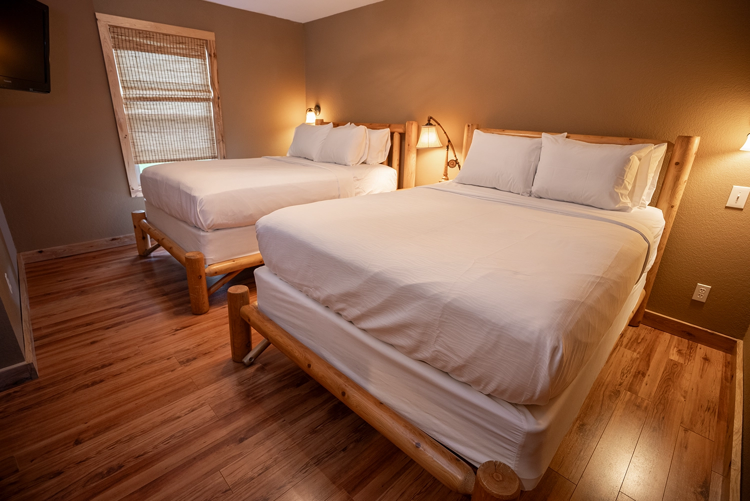 The second Bedroom of a Bells cottage at Santa's Cottages.