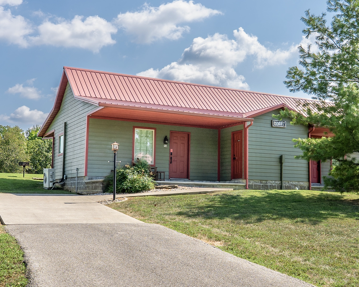 Cottage #9A at Santa's Cottages in Santa Claus, Indiana.